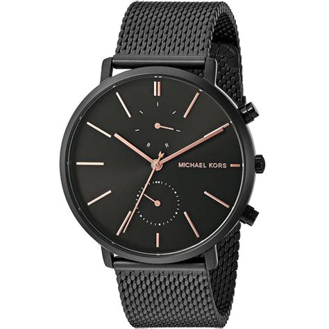 michael kors jaryn mens|Mens / Gents Jaryn Black Stainless Steel Mesh Chronograph .